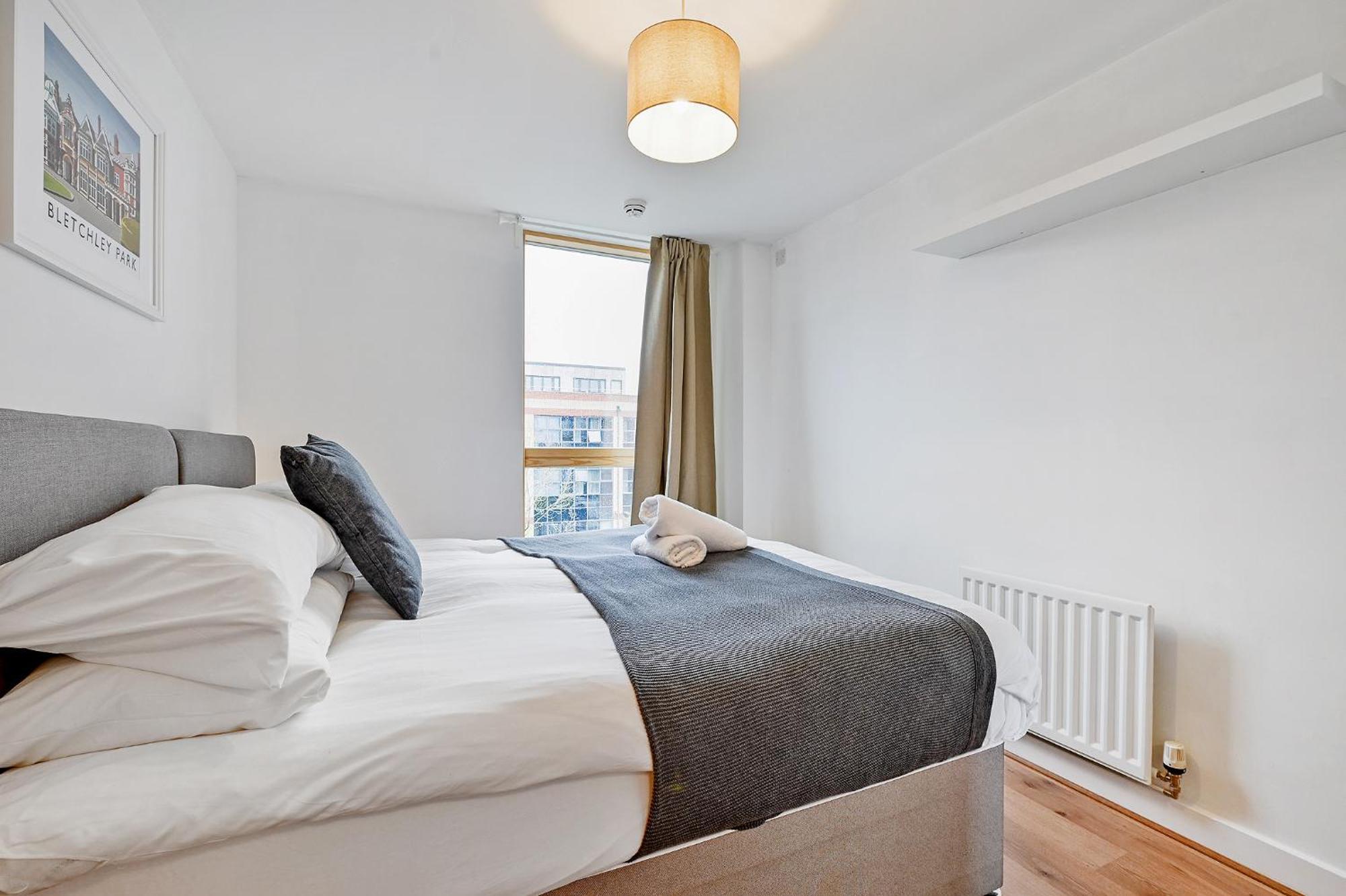 The Vizion Serviced Apartments From Pincott Properties - Free Parking, Private Balcony, And Wifi Milton Keynes Exterior foto